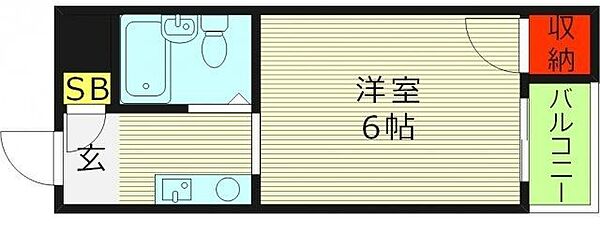 sayo’s FLAT ｜大阪府大阪市城東区今福西２丁目(賃貸マンション1K・3階・14.82㎡)の写真 その2