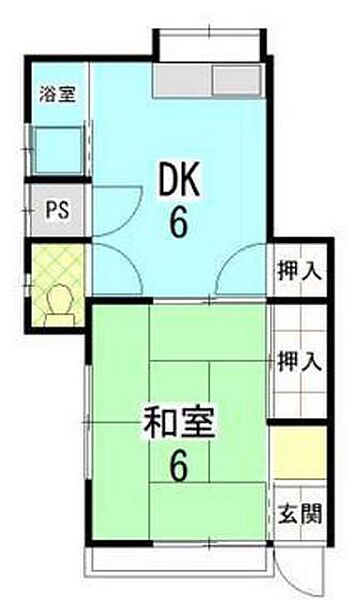 倉本アパート 0203｜広島県広島市中区光南2丁目(賃貸アパート1DK・2階・24.80㎡)の写真 その2