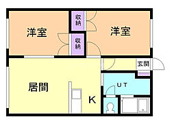 イーグルハイツ 2階