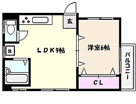 申申如  ｜ 兵庫県神戸市東灘区御影中町１丁目（賃貸マンション1LDK・2階・33.48㎡） その2