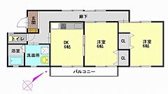 物件の間取り