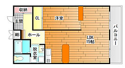 間取図画像 1LDK