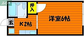 ポプラコーポ  ｜ 岡山県岡山市北区津島新野2丁目（賃貸アパート1K・1階・19.78㎡） その2