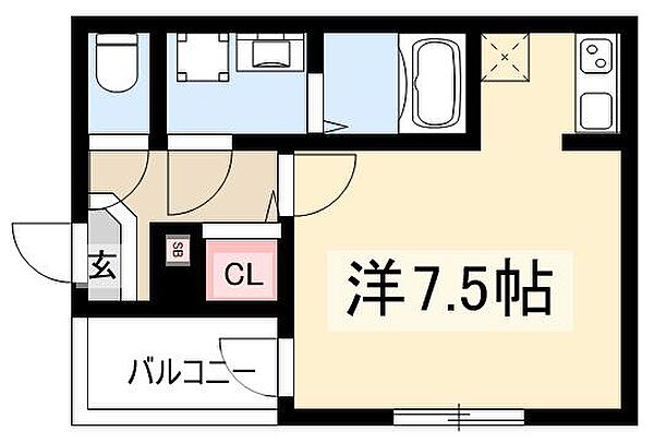 ハーモニーテラス大久手町 ｜愛知県名古屋市千種区大久手町6丁目(賃貸アパート1R・3階・20.80㎡)の写真 その2