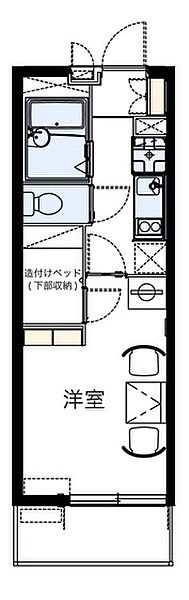 レオパレスさくらII ｜広島県広島市安佐南区八木9丁目(賃貸マンション1K・1階・20.81㎡)の写真 その2