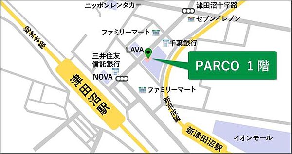 パラディス 1階 | 千葉県船橋市前原東 賃貸マンション 地図