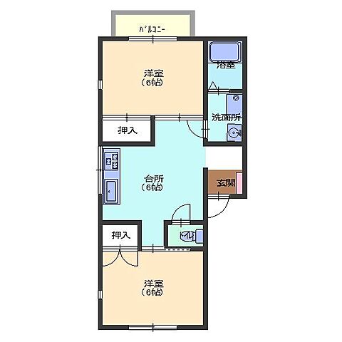 ホームズ でお部屋探し カサブランカ 1階 102 2dk 賃料4 5万円 43 06 賃貸アパート住宅情報 物件番号 取扱い不動産会社 有限会社絹川不動産