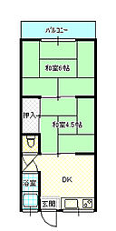 間取図画像 2K
