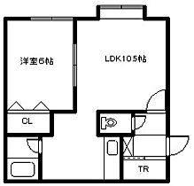 ジュリＤ 208 ｜ 北海道旭川市東光十六条4丁目2-3（賃貸アパート1LDK・2階・40.11㎡） その2