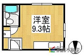 コーポ山口 202 ｜ 福岡県八女市平田17（賃貸アパート1R・2階・24.81㎡） その2