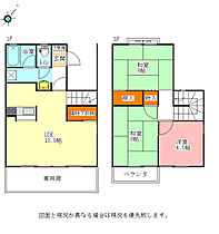 エディタウンC ９ ｜ 徳島県鳴門市撫養町立岩字五枚188（賃貸テラスハウス3LDK・--・70.32㎡） その2