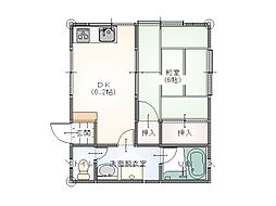 間取図画像 1DK