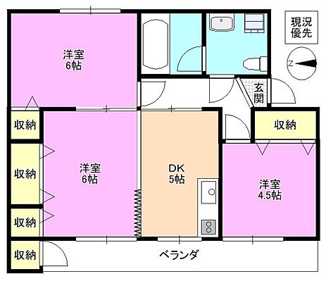 岡田マンション_間取り_0