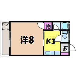 間取図画像 1K