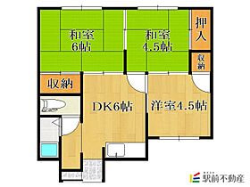 すみよし住宅2 1 ｜ 福岡県柳川市西蒲池715-1（賃貸一戸建3DK・1階・42.23㎡） その2