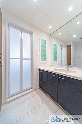 ゆとりのある洗...