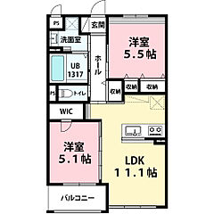 物件の間取り