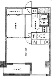アーバンフレックスSG 1LDKの間取図画像