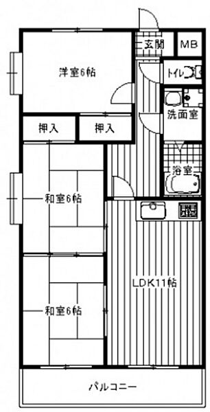 広島県広島市安佐南区東原1丁目(賃貸マンション3LDK・3階・71.00㎡)の写真 その2