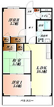 埼玉県熊谷市中央２丁目45（賃貸マンション3LDK・3階・61.10㎡） その2