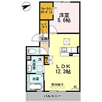 サニーホームズ　A棟 103 ｜ 山口県宇部市中村３丁目6-36（賃貸アパート1LDK・1階・44.21㎡） その2