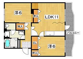 第一東洋マンション  ｜ 大阪府枚方市楠葉花園町4-12（賃貸マンション2LDK・5階・53.44㎡） その2