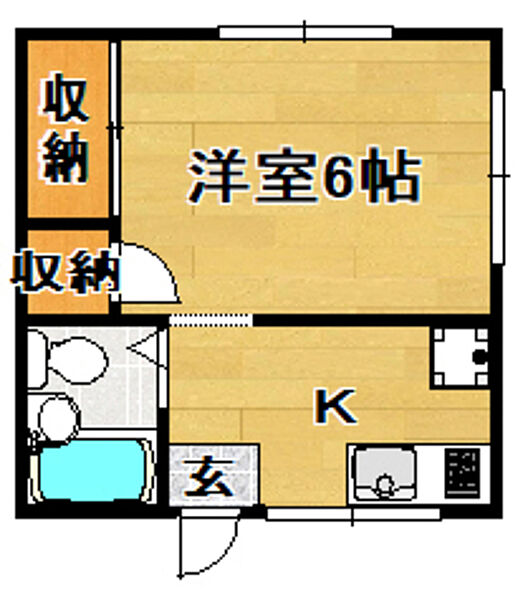 大阪府大阪市東淀川区大桐4丁目(賃貸マンション1K・3階・25.00㎡)の写真 その2