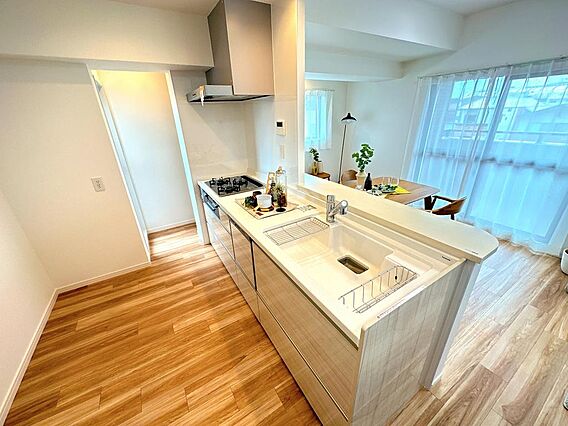 対面式キッチン...