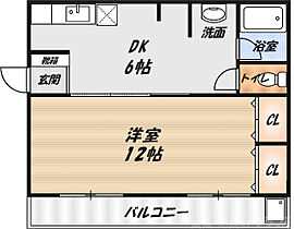 相互マンション  ｜ 大阪府高槻市川西町1丁目（賃貸マンション1DK・2階・40.32㎡） その2