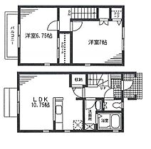 神奈川県横浜市泉区中田北３丁目（賃貸テラスハウス2LDK・--・59.62㎡） その2