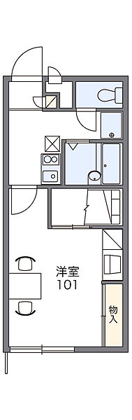 ドルチェ 102｜新潟県上越市子安新田(賃貸アパート1K・1階・23.18㎡)の写真 その2