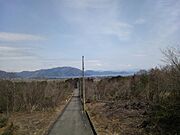 展望台から琵琶湖が望めます