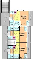 ラディッシュ ワンルームの間取図画像