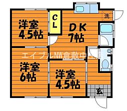 🉐敷金礼金0円！🉐水島臨海鉄道 西富井駅 徒歩9分