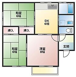 間取図画像 3DK