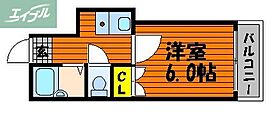 岡山県岡山市北区旭本町（賃貸アパート1K・2階・18.63㎡） その2