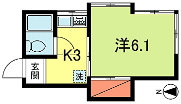 東京都杉並区高円寺南１丁目(賃貸アパート1K・1階・20.00㎡)の写真 その2