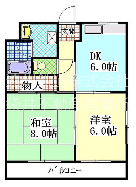 ハッピネス 102｜静岡県袋井市川井(賃貸マンション2DK・1階・45.66㎡)の写真 その2