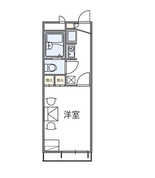 レオパレス　エンジェルス ｜大阪府羽曳野市翠鳥園(賃貸アパート1K・1階・19.90㎡)の写真 その5