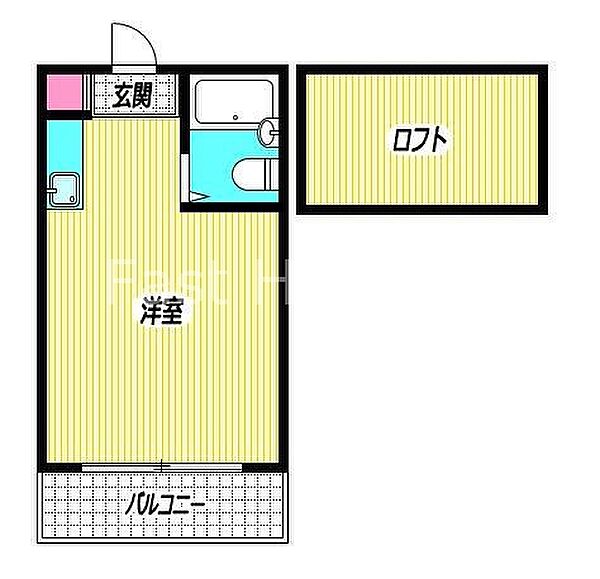 東京都杉並区高円寺南１丁目(賃貸アパート1R・1階・12.00㎡)の写真 その2