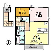 Splash MY ( スプラッシュＭＹ )  ｜ 大阪府羽曳野市伊賀３丁目（賃貸アパート1LDK・2階・51.60㎡） その2