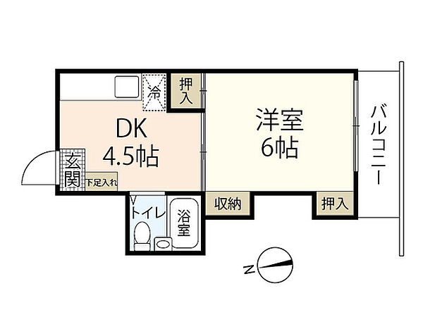 木村ビル ｜広島県広島市西区己斐本町3丁目(賃貸マンション1DK・2階・19.44㎡)の写真 その2