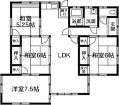 金古町貸家  ｜ 群馬県高崎市金古町1451-7（賃貸一戸建4LDK・1階・65.81㎡） その2