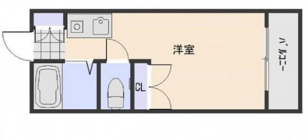 メゾンドールミト ｜広島県広島市佐伯区城山1丁目(賃貸マンション1R・3階・17.00㎡)の写真 その2