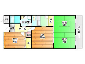 Dormi  INUI   ( ドルミイヌイ )  ｜ 大阪府富田林市川面町２丁目（賃貸マンション3LDK・3階・60.66㎡） その2