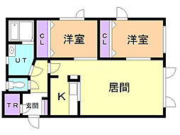 シルフィード木場町 2階