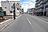 外観：【前面道路】前面道路は4車線道路です！
