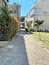 北側道路の様子です。
