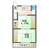 渋見ハイツＡ 201 ｜ 三重県津市渋見町（賃貸アパート2K・2階・33.12㎡） その2