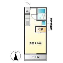 サニーハイツ 205 ｜ 三重県津市栗真町屋町（賃貸アパート1K・2階・21.00㎡） その2